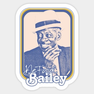 DeFord Bailey // Retro Style Country Artist Fan Design Sticker